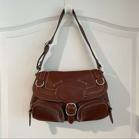 Burberry London Leather Shoulder Bag - Picture 2 of 9